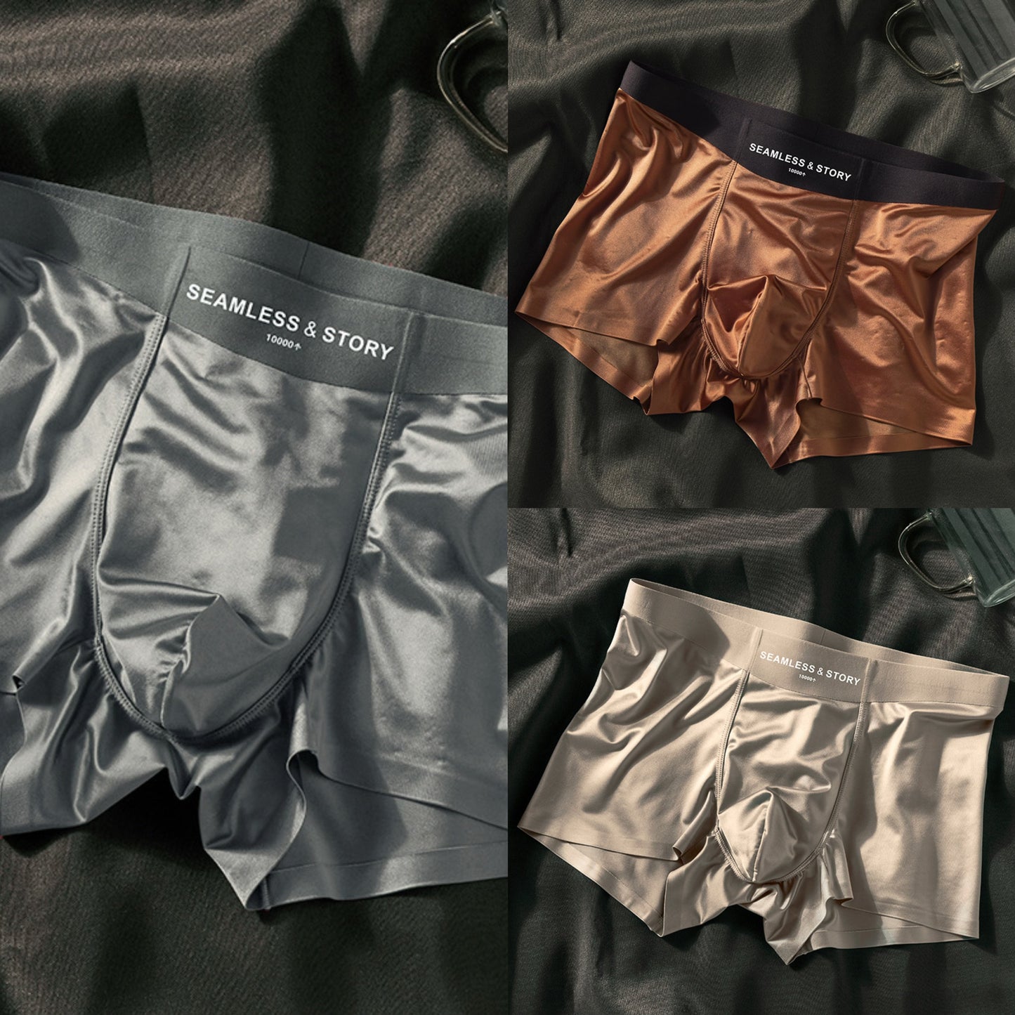 🎉2025 New Arrival 50% OFF🔥Men's Satin Ice Silk Briefs