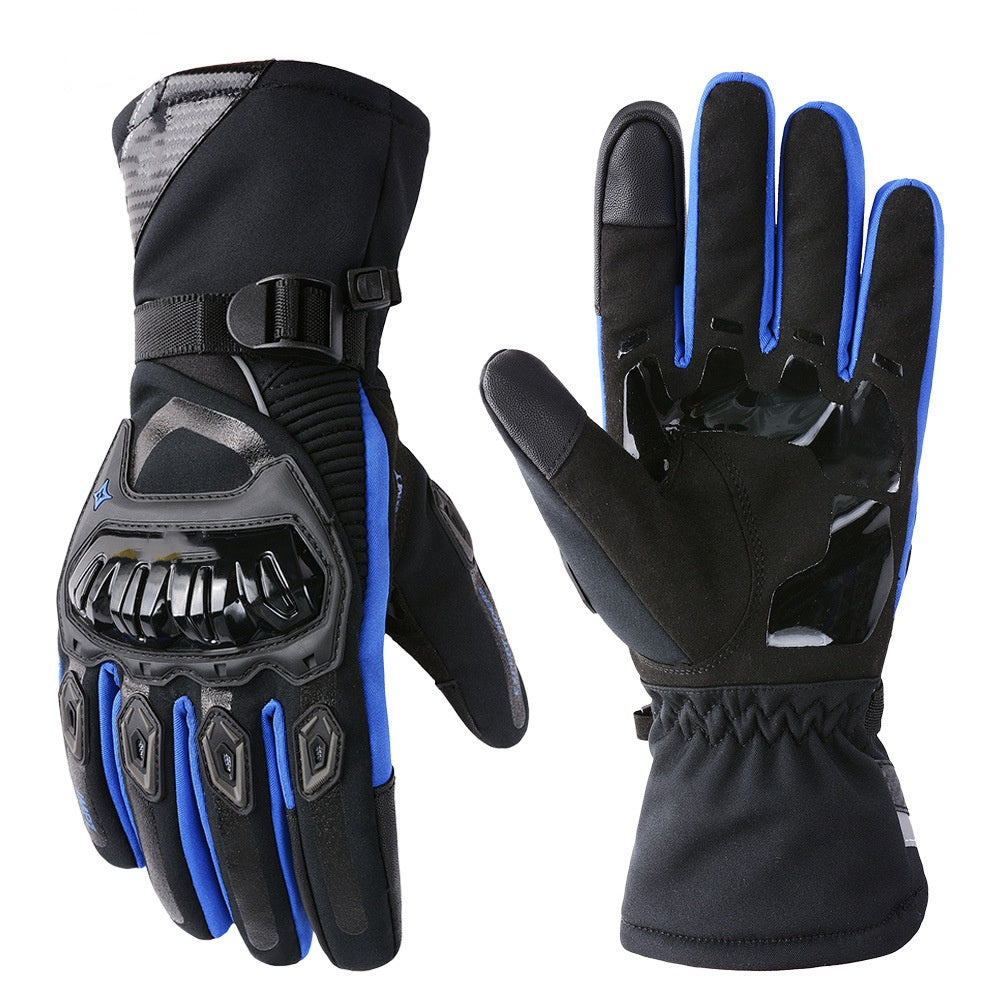 Warm motorcycle gloves