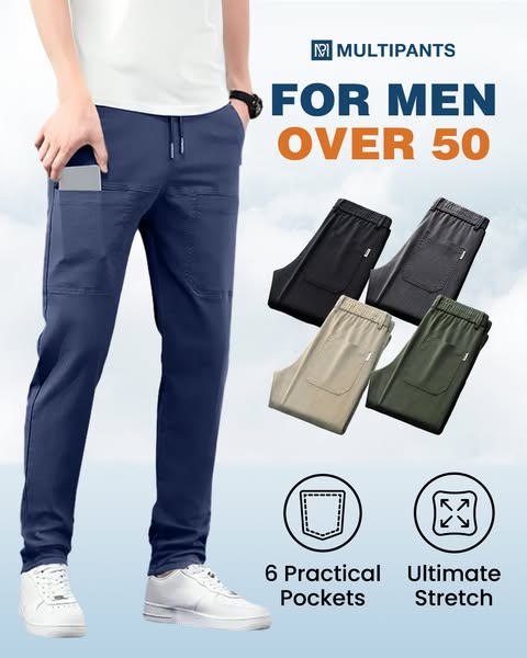 🔥Last Day Sale 70% OFF🏆👖MultiPants – High Stretch Multi-pocket Durable Cargo Pants✨