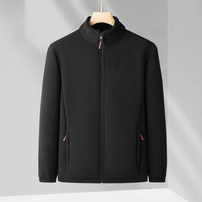 Men's Winter Warm Zipper Coats with Pockets