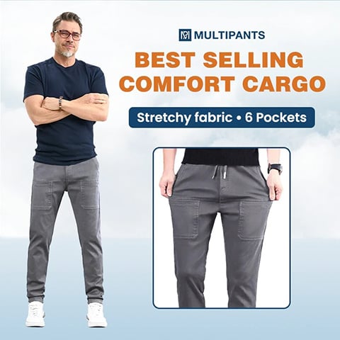 🔥Last Day Sale 70% OFF🏆👖MultiPants – High Stretch Multi-pocket Durable Cargo Pants✨
