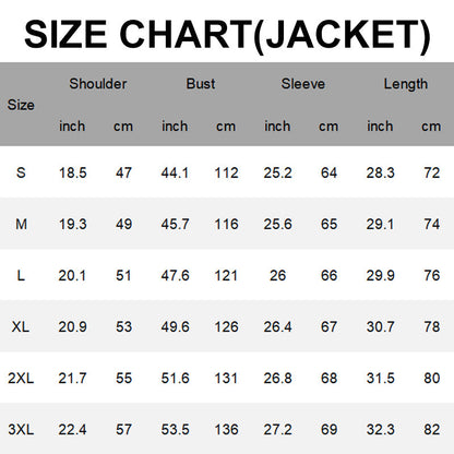 Men’s Retro Jacket & Cargo Pants 2-Piece Set