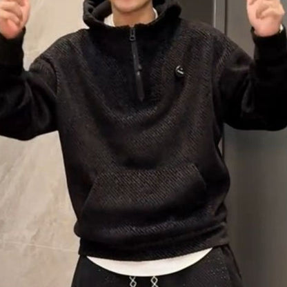 Men’s Stylish Hoodie & Wide Leg Pants 2-Piece Set