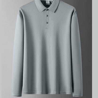 Men's Solid-Color Business-Casual Top