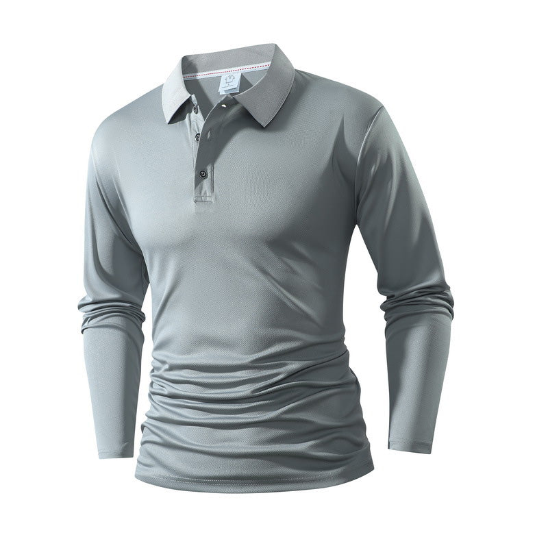 Men's Solid-Color Business-Casual Top