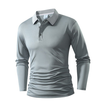 Men's Solid-Color Business-Casual Top