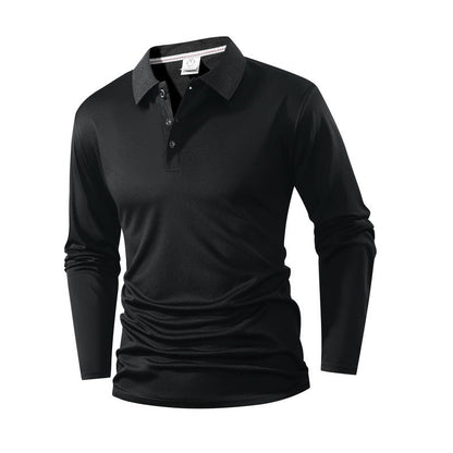 Men's Solid-Color Business-Casual Top