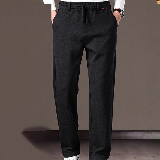 Men's Classic Fit Warm Casual Drawstring Pants