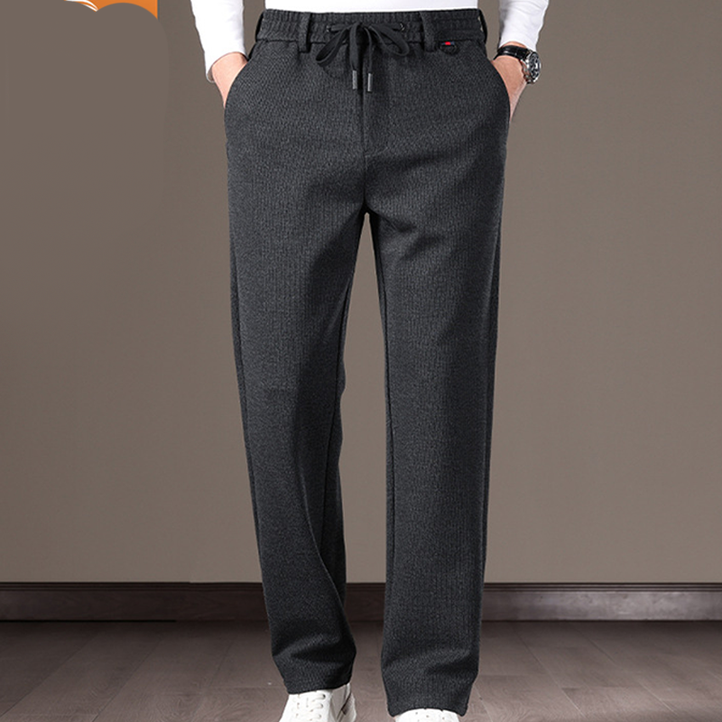 Men's Classic Fit Warm Casual Drawstring Pants