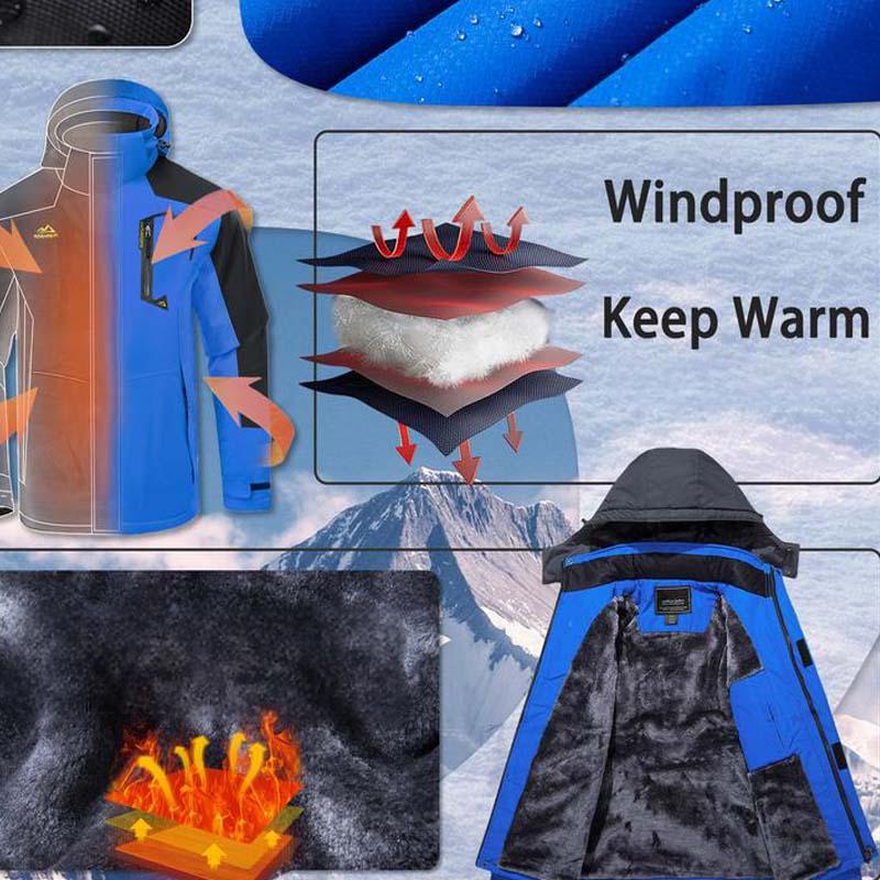 Men's Windproof & Waterproof Winter Jacket