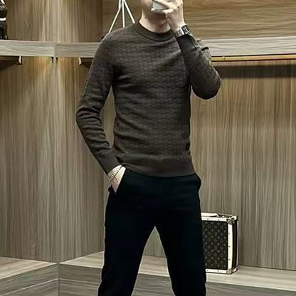 Men's Knitted Warm Base Layer Top